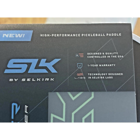 SLK Selkirk Pickleball Paddle - SLK Evo Power XL Hybrid Max Green 13MM - Picture 8 of 9